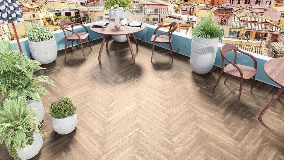 Виниловая плитка "Alpine Floor" Parquet LVT Макадамия (590*118*2,5 мм) — купить в Ростове-на-Дону