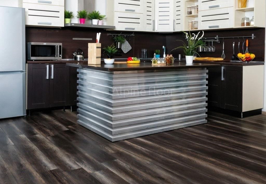 Кварцвиниловая плитка "Alpine Floor" Орех Темный  (1219*184*2мм) — купить в Ростове-на-Дону