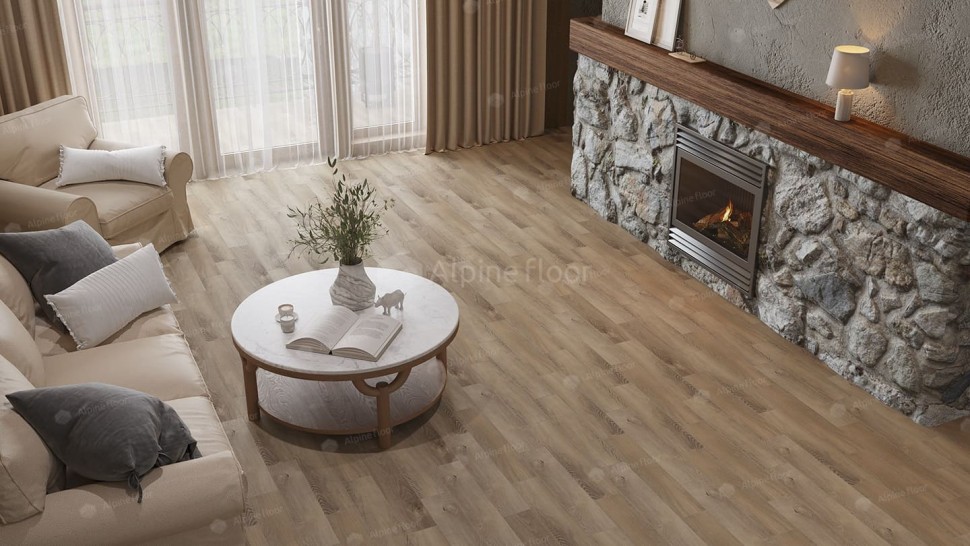 Виниловая плитка "Alpine Floor" Parquet LVT Дуб Синистра (590*118*2,5 мм) — купить в Ростове-на-Дону