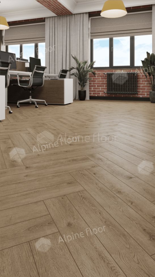 Ламинат "Alpine Floor" Herringbone 12 PRO Дуб Прованс (606*101*12 мм) — купить в Ростове-на-Дону