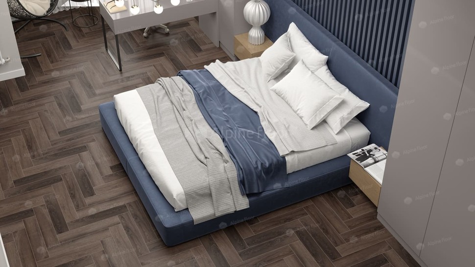 Виниловая плитка "Alpine Floor" Parquet LVT Фафнир (590*118*2,5 мм) — купить в Ростове-на-Дону
