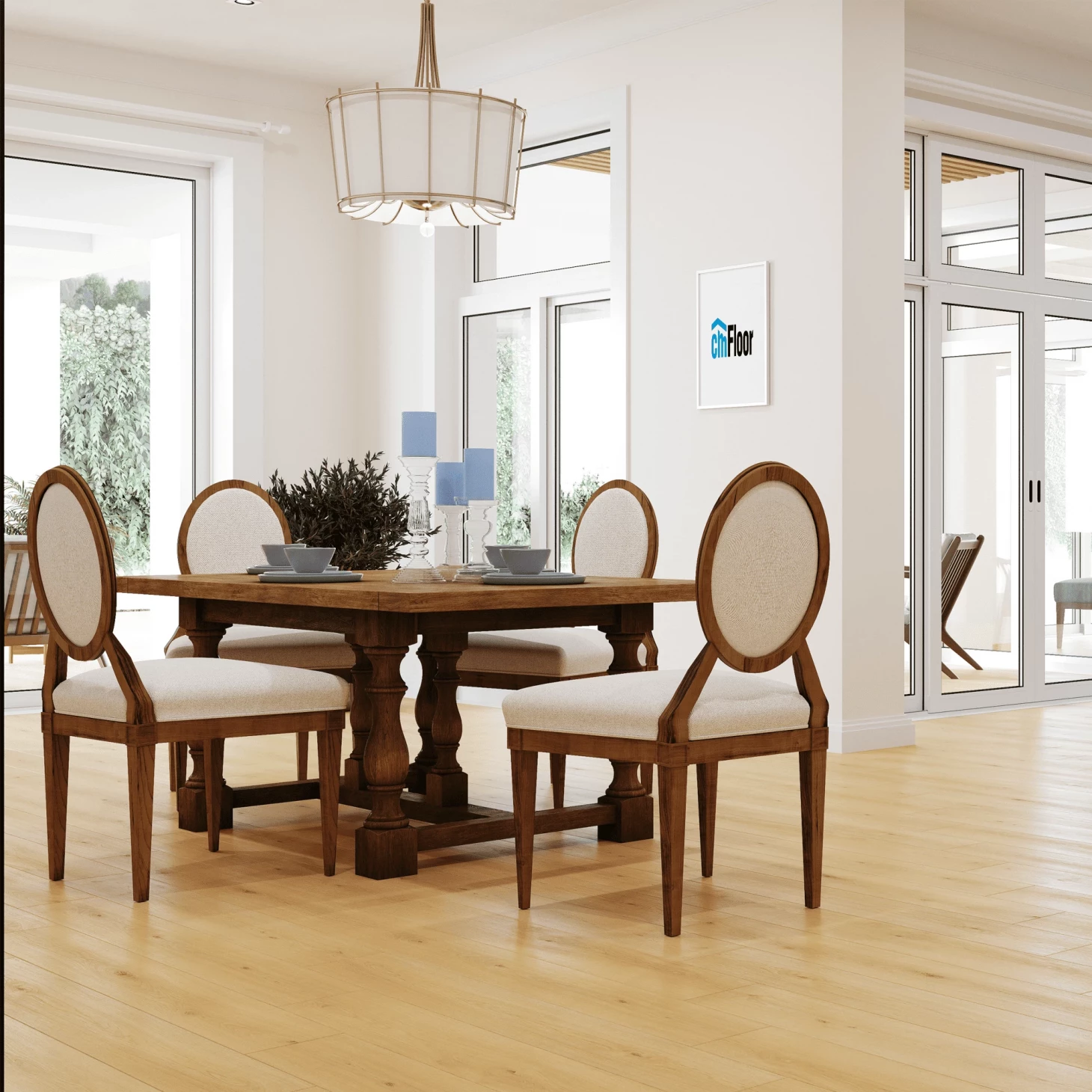 SPC плитка для пола Дуб Орегон (1220*180*4 мм) — купить в Ростове-на-Дону