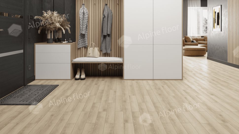 Ламинат "Alpine Floor" Herringbone 12 PRO Дуб Орлеан (606*101*12 мм) — купить в Ростове-на-Дону