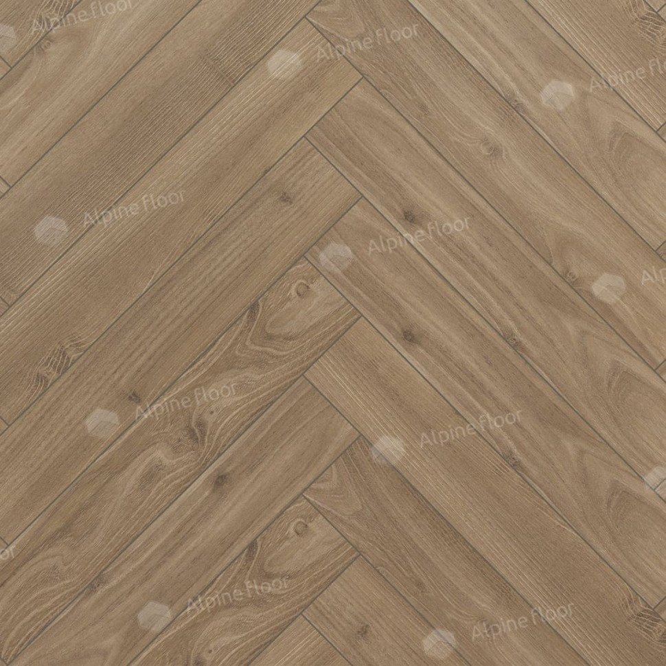 Ламинат "Alpine Floor" Herringbone 12 Дуб Калабрия (600*100*12 мм) — купить в Ростове-на-Дону