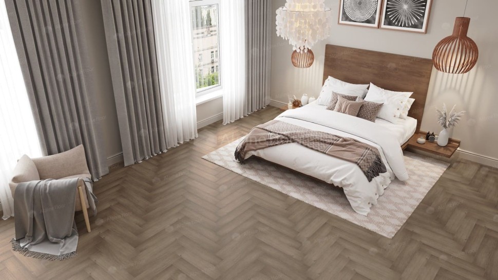 Виниловая плитка "Alpine Floor" Parquet LVT Дуб Насыщенный (590*118*2,5 мм) — купить в Ростове-на-Дону