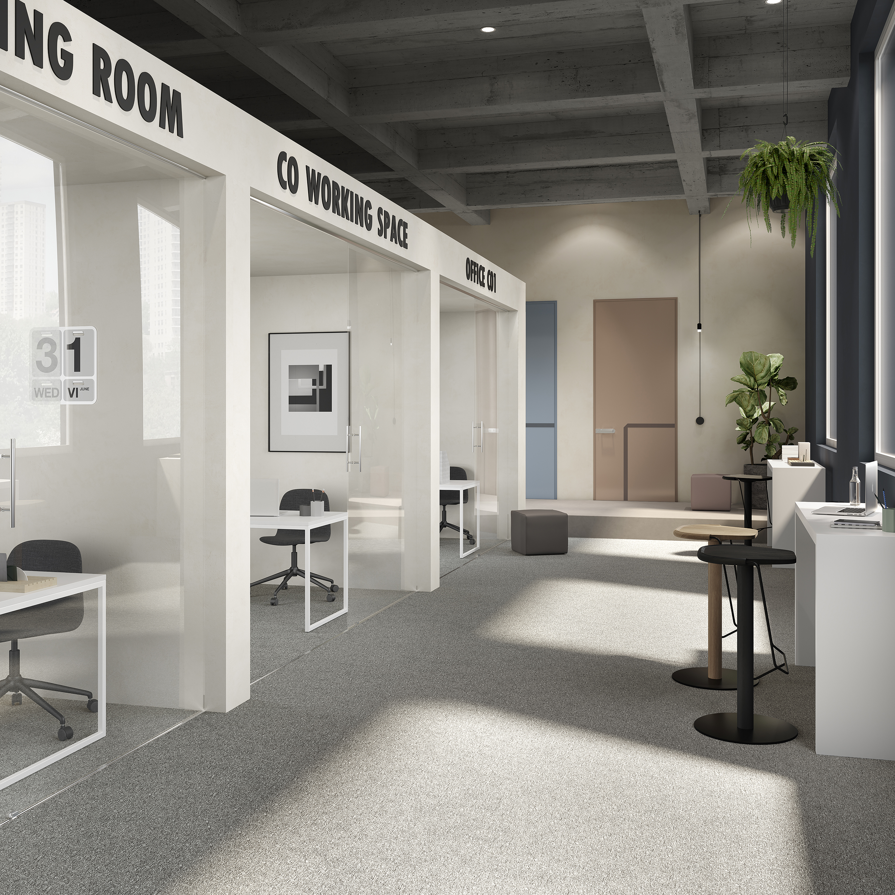 Ковровая плитка Medusa Tile 94 (500*500*5 мм) — купить в Ростове-на-Дону