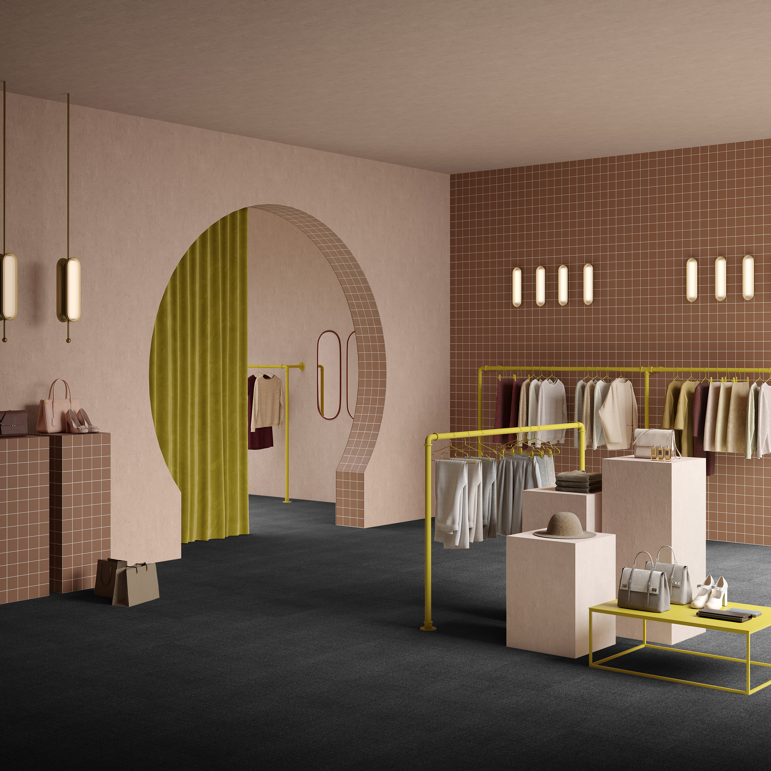 Ковровая плитка Mantra Tile 99 (500*500*6 мм) — купить в Ростове-на-Дону