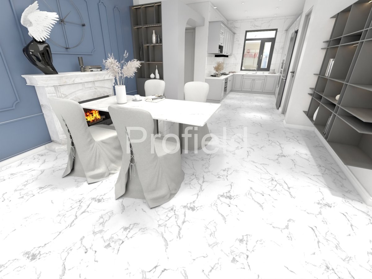 HSPC ламинат "Profield" Камень белый (610*305*5,5 мм) — купить в Ростове-на-Дону