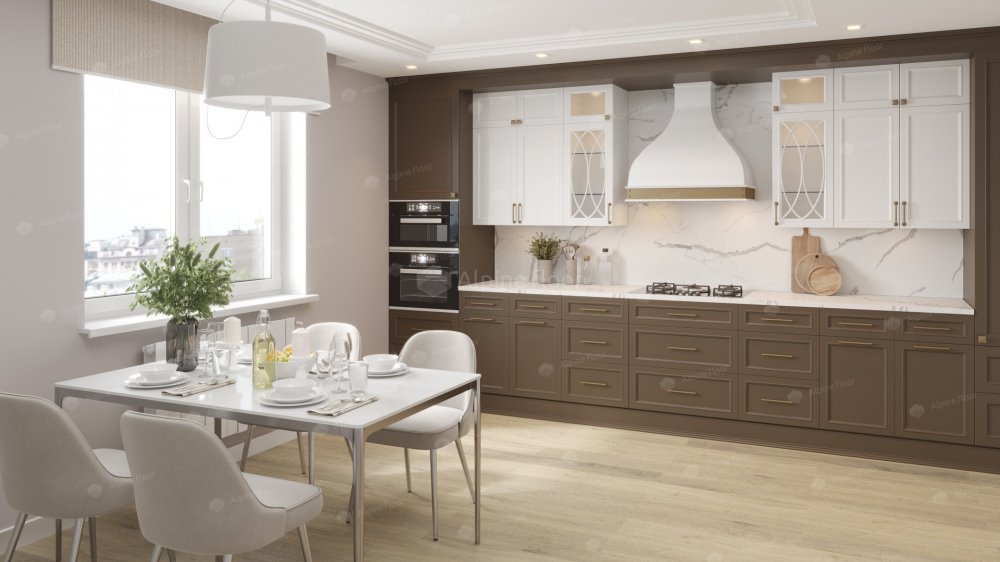 SPC Ламинат "Alpine Floor" Дуб капучино (1524*180*8 мм) — купить в Ростове-на-Дону