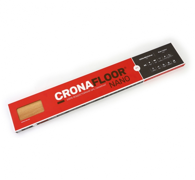 SPC ламинат "CronaFloor" Nano 4V Клен (1200*180*3,5 мм) — купить в Ростове-на-Дону