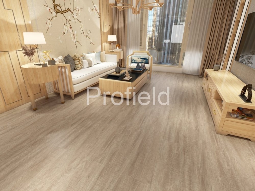 HSPC ламинат "Profield" Тик натуральный (1200*228*5,5 мм) — купить в Ростове-на-Дону