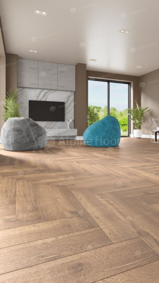 Виниловая плитка "Alpine Floor" Parquet LVT Дуб Royal (590*118*2,5 мм) — купить в Ростове-на-Дону