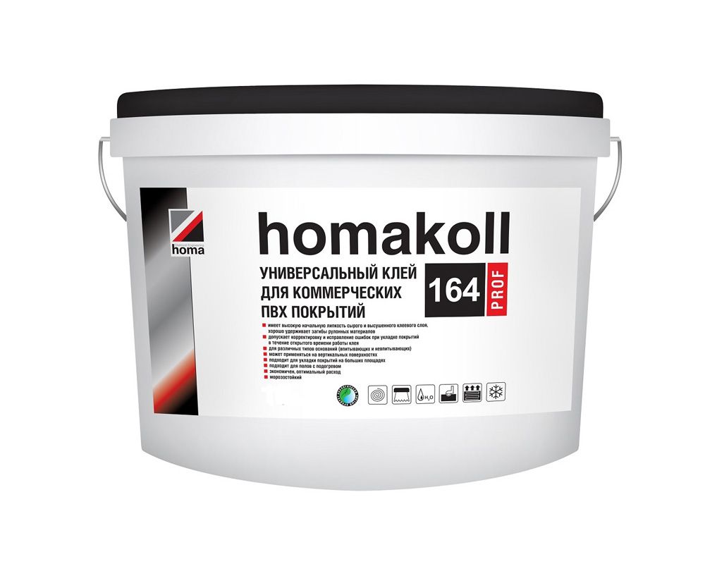Универсальный клей для коммерческих ПВХ покрытий "Homakoll" 164 Prof 5 кг