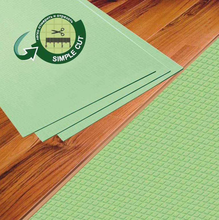 Подложка листовая "Солид" 3мм (5 м2) зеленая