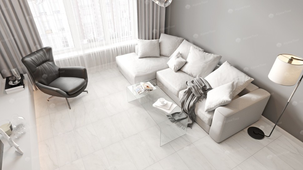 Виниловая плитка "Alpine Floor" Light Stone Брайс (608*303*2,5 мм) — купить в Ростове-на-Дону