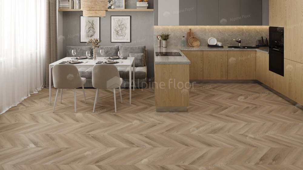 LVT плитка "Alpine Floor" Дуб Синистра (555*127*2,5 мм) — купить в Ростове-на-Дону