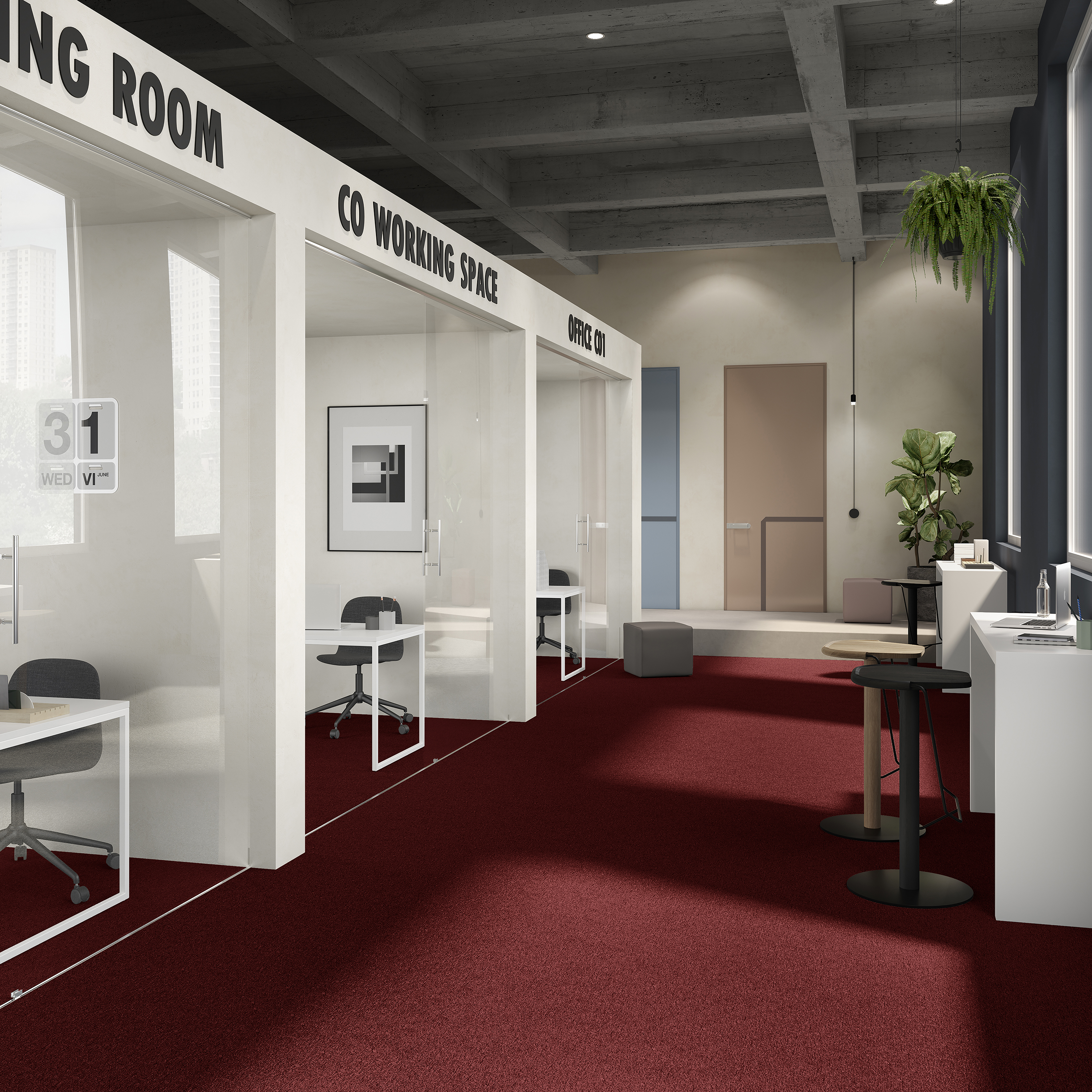 Ковровая плитка Medusa Tile 11 (500*500*5 мм) — купить в Ростове-на-Дону