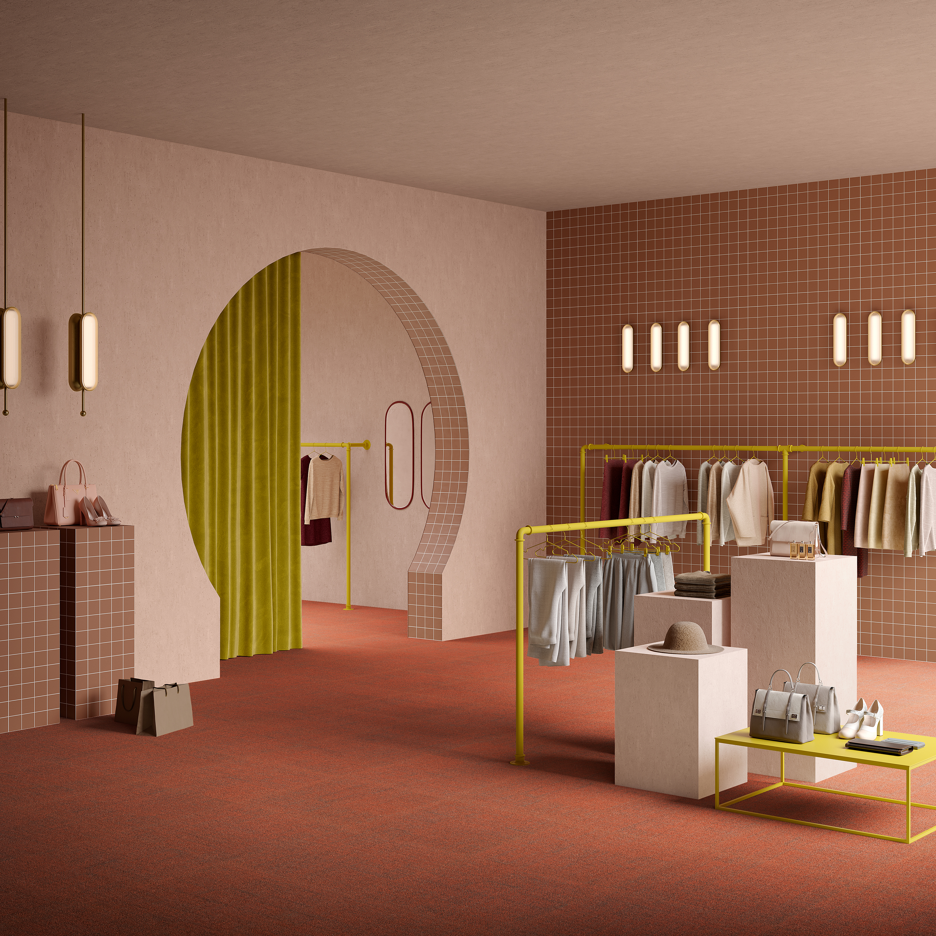 Ковровая плитка Mantra Tile 89 (500*500*6 мм) — купить в Ростове-на-Дону