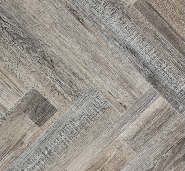 Виниловый ламинат SPC "Cronafloor" Herringbone Дуб Реймс (640*128*4,5 мм) — купить в Ростове-на-Дону