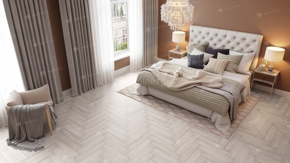 Виниловая плитка "Alpine Floor" Parquet LVT Голубой Лес (590*118*2,5 мм) — купить в Ростове-на-Дону
