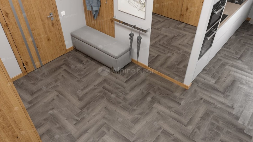 Виниловая плитка "Alpine Floor" Parquet LVT Дуб Мерга (590*118*2,5 мм) — купить в Ростове-на-Дону