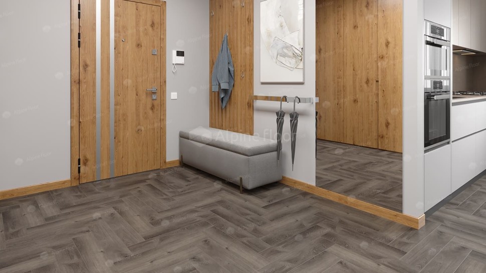Виниловая плитка "Alpine Floor" Parquet LVT Дуб Мерга (590*118*2,5 мм) — купить в Ростове-на-Дону