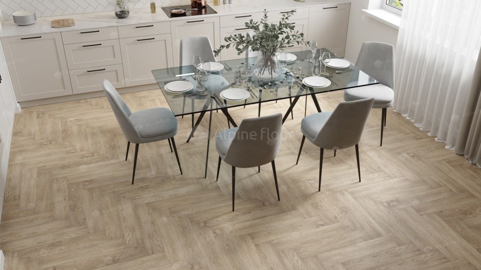 Виниловая плитка "Alpine Floor" Parquet LVT Дуб Ваниль Селект (590*118*2,5 мм) — купить в Ростове-на-Дону