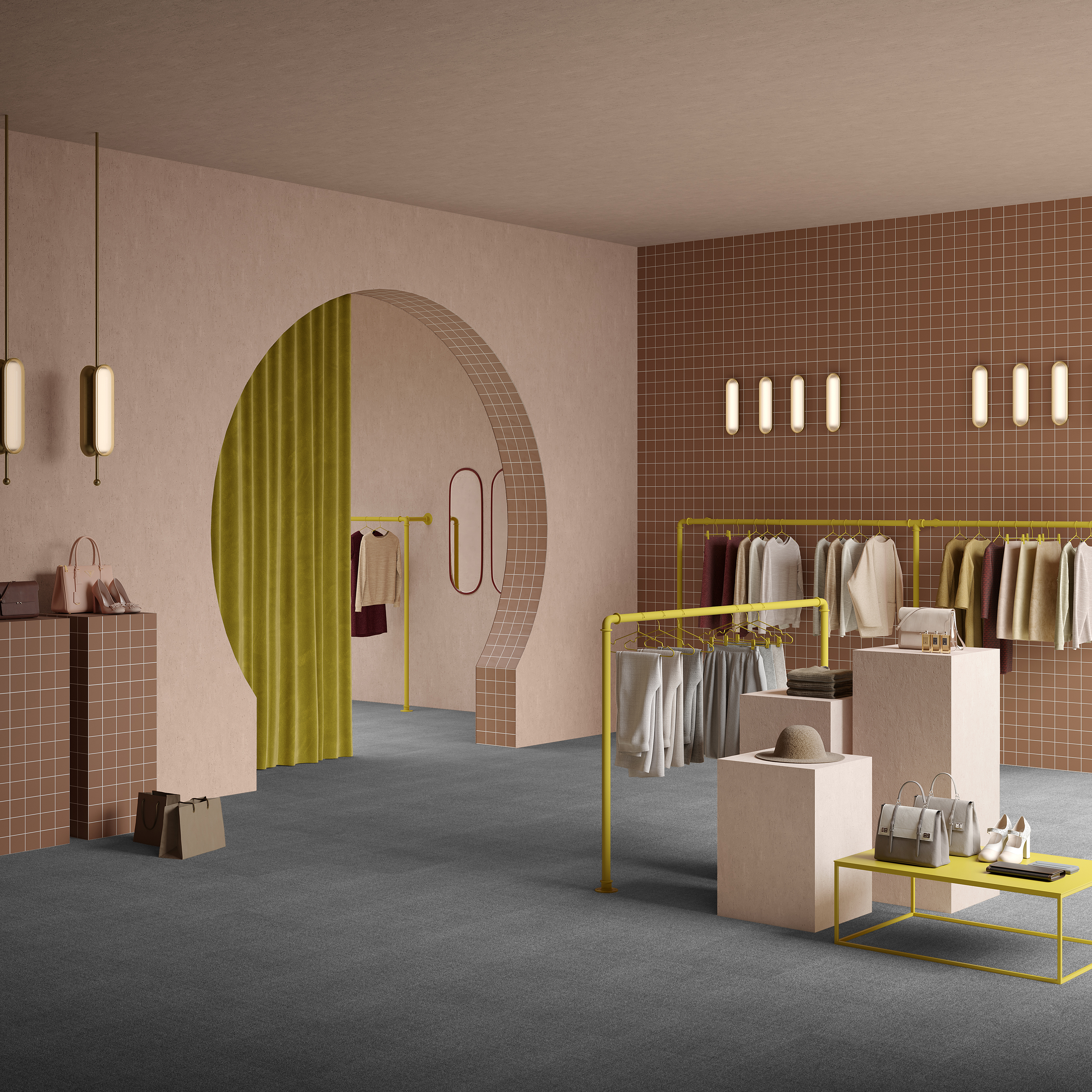 Ковровая плитка Mantra Tile 97 (500*500*6 мм) — купить в Ростове-на-Дону