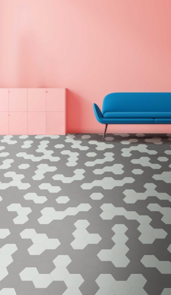 Виниловая плитка "Moduleo" Moods Hexagon 339 (226,32*196*2,5 мм) — купить в Ростове-на-Дону