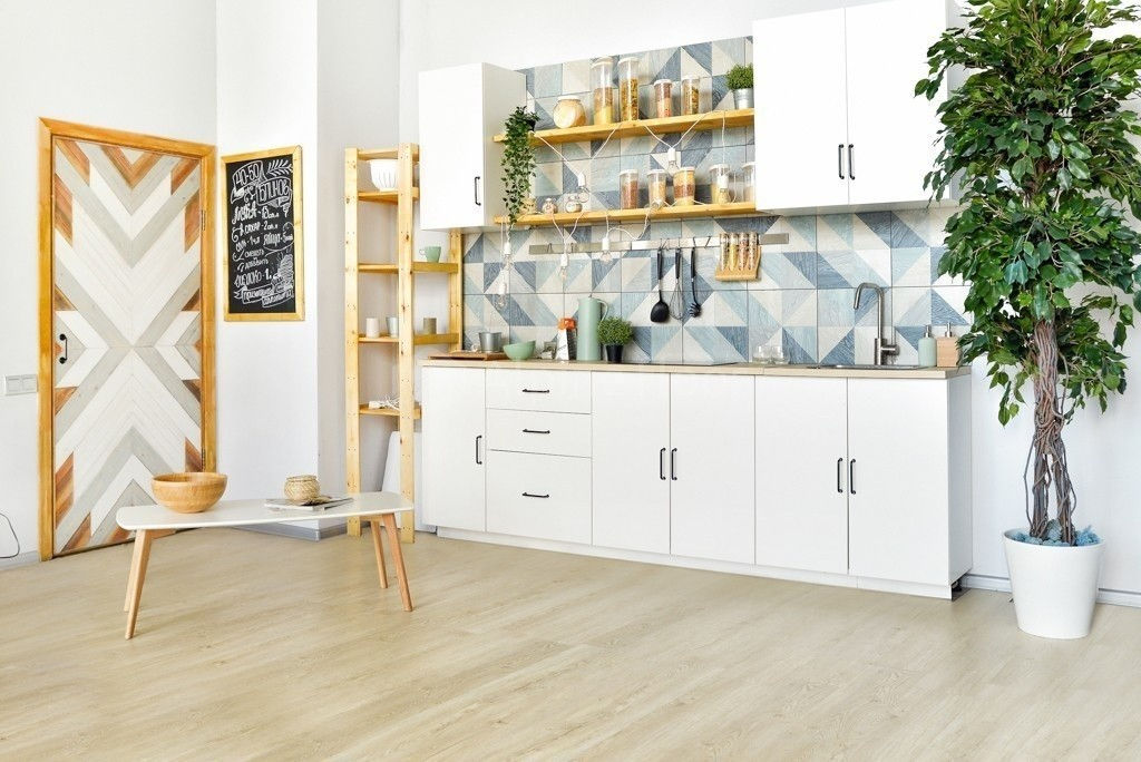 Замковая ПВХ плитка Секвойя Медовая  (1219*184*3,2мм) — купить в Ростове-на-Дону