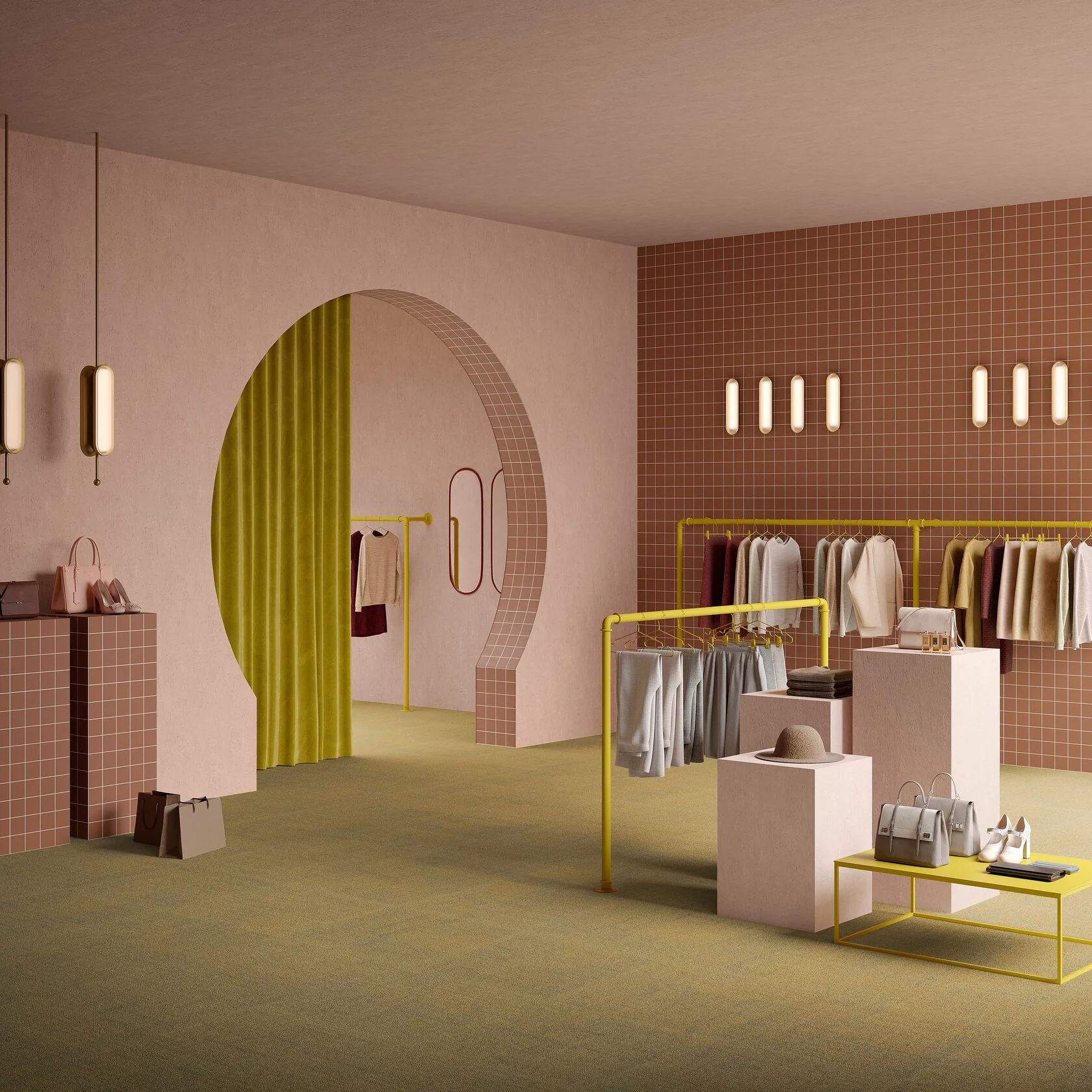 Ковровая плитка Mantra Tile 98 (500*500*6 мм) — купить в Ростове-на-Дону