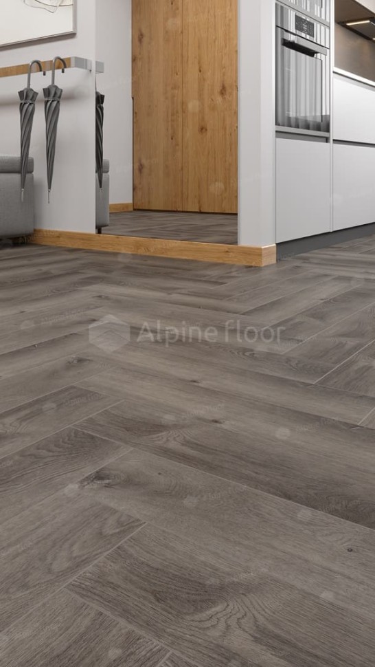 Виниловая плитка "Alpine Floor" Parquet LVT Дуб Мерга (590*118*2,5 мм) — купить в Ростове-на-Дону
