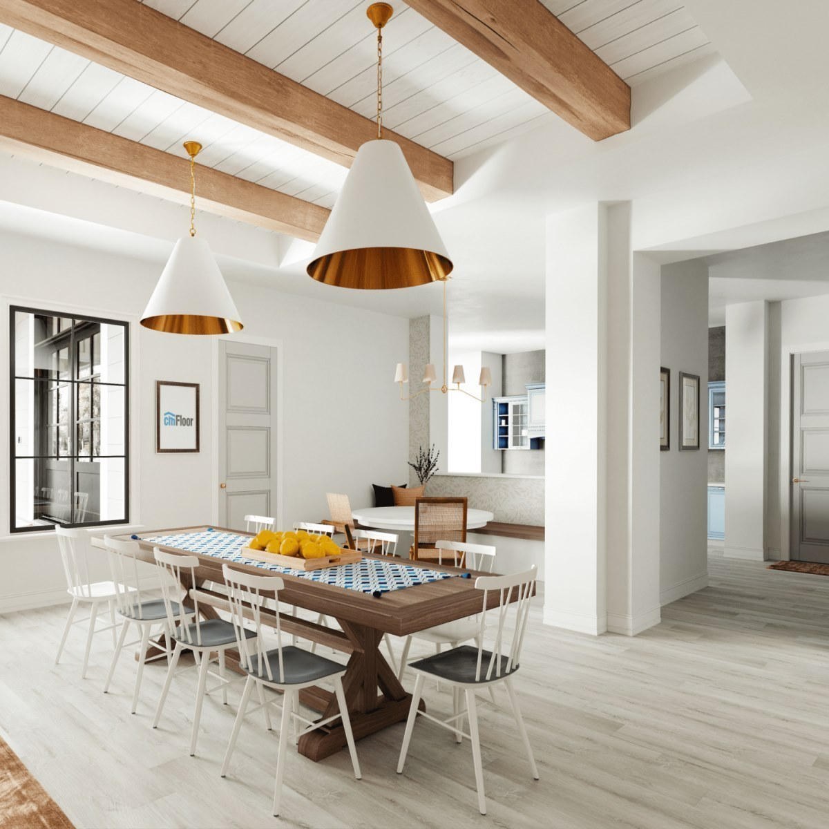 Виниловое напольное покрытие ScandiWood 05 Дуб Ледяной (180*1220*5 мм) — купить в Ростове-на-Дону