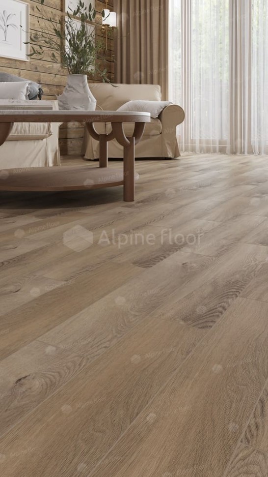 Виниловая плитка "Alpine Floor" Parquet LVT Дуб Синистра (590*118*2,5 мм) — купить в Ростове-на-Дону