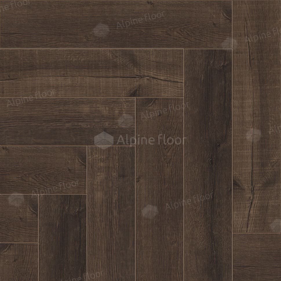Виниловая плитка "Alpine Floor" Parquet LVT Дуб Альферац (590*118*2,5 мм) — купить в Ростове-на-Дону
