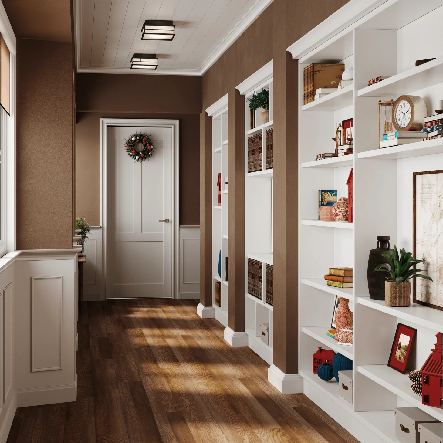 SPC плитка для пола Орех (1220*180*4 мм) — купить в Ростове-на-Дону