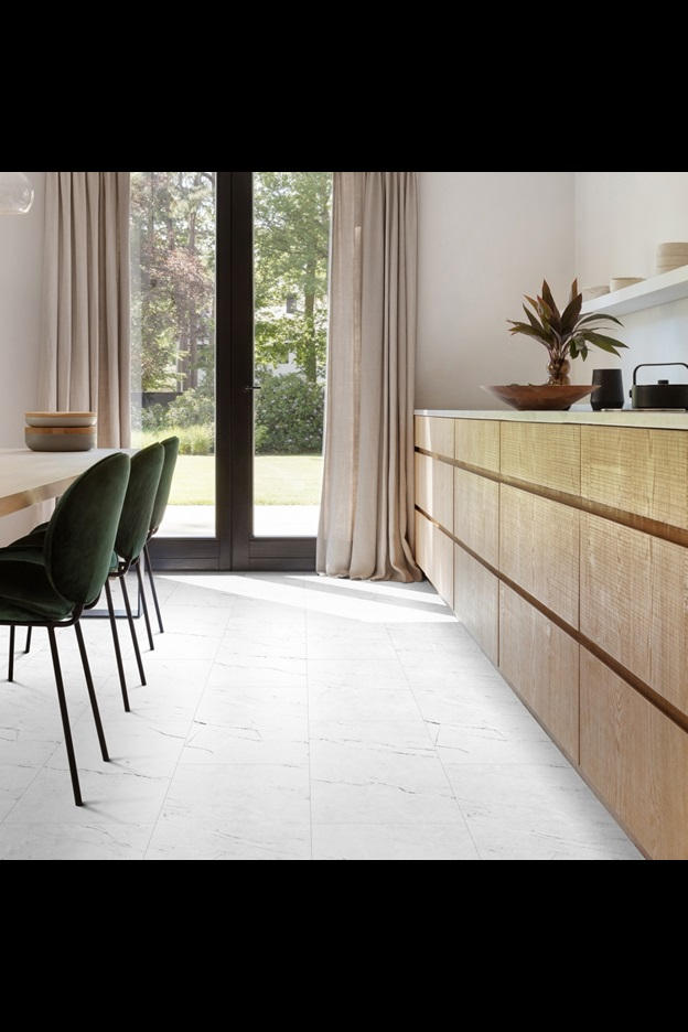 Замковая ПВХ плитка Carrara Marble 112 (610*303*5 мм) — купить в Ростове-на-Дону