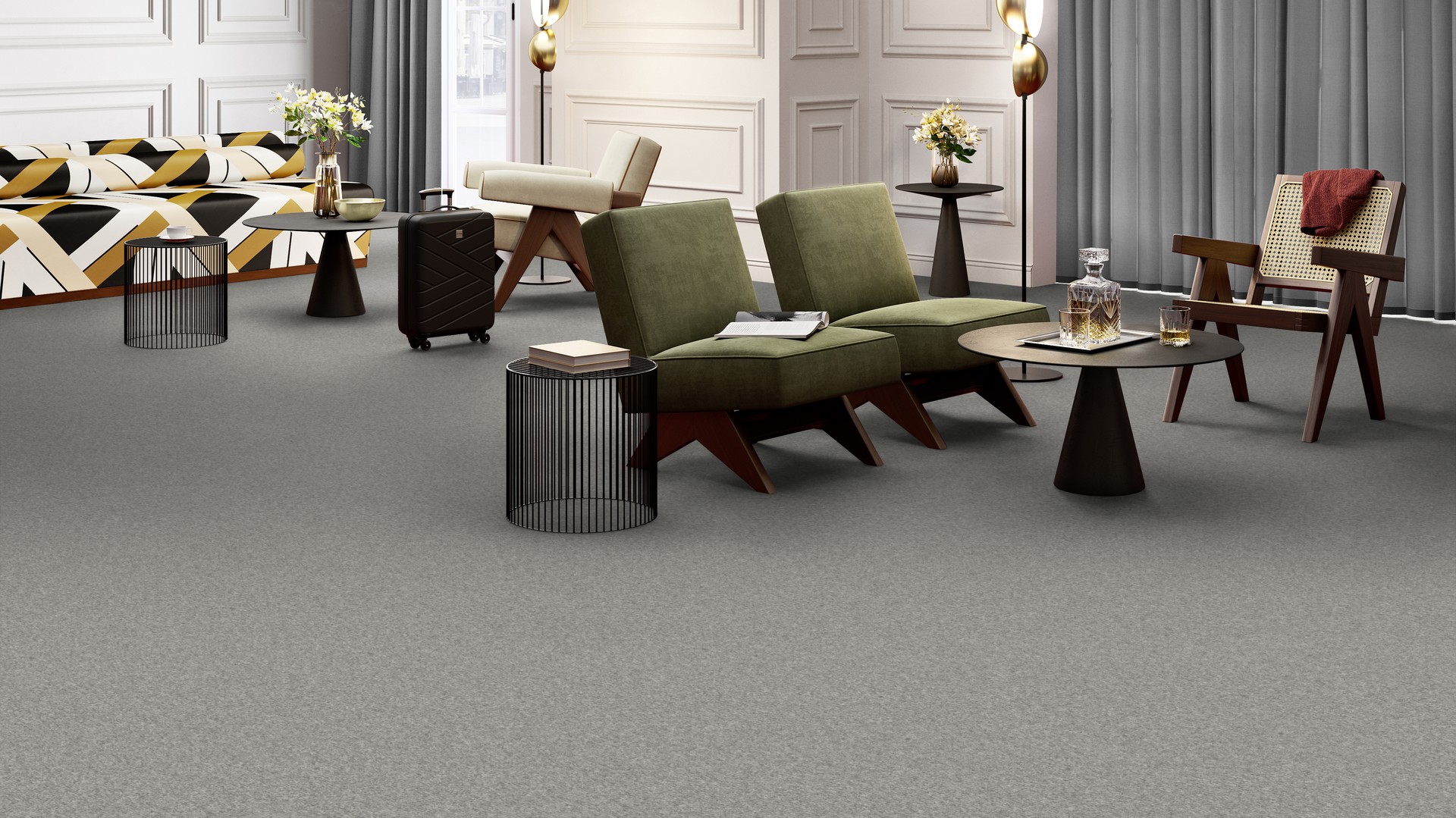 Ковровая плитка Medusa Tile 94 (500*500*5 мм) — купить в Ростове-на-Дону