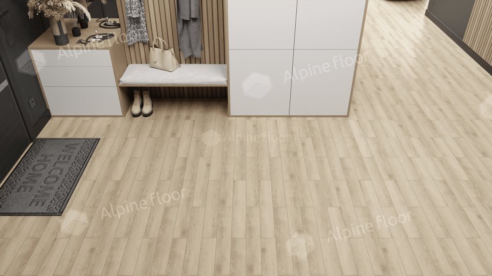 Ламинат "Alpine Floor" Herringbone 12 PRO Дуб Орлеан (606*101*12 мм) — купить в Ростове-на-Дону