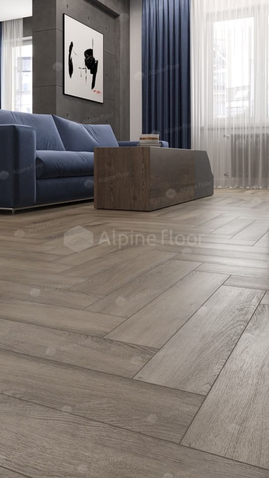 Виниловая плитка "Alpine Floor" Parquet LVT Дуб Исида (590*118*2,5 мм) — купить в Ростове-на-Дону