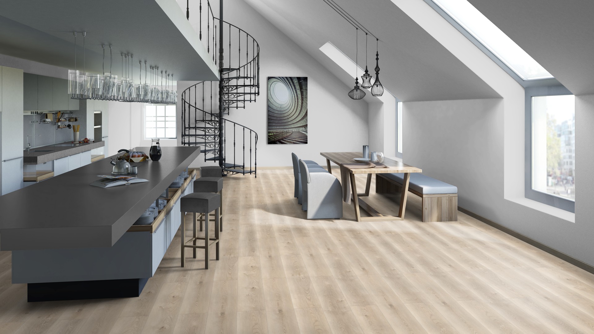 SPC ламинат "Tarkett" Deep House Sean (1400*225*4,6 мм) — купить в Ростове-на-Дону