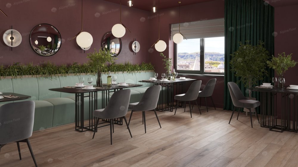 SPC Ламинат "Alpine Floor" Дуб персиковый (1220*183*8 мм) — купить в Ростове-на-Дону