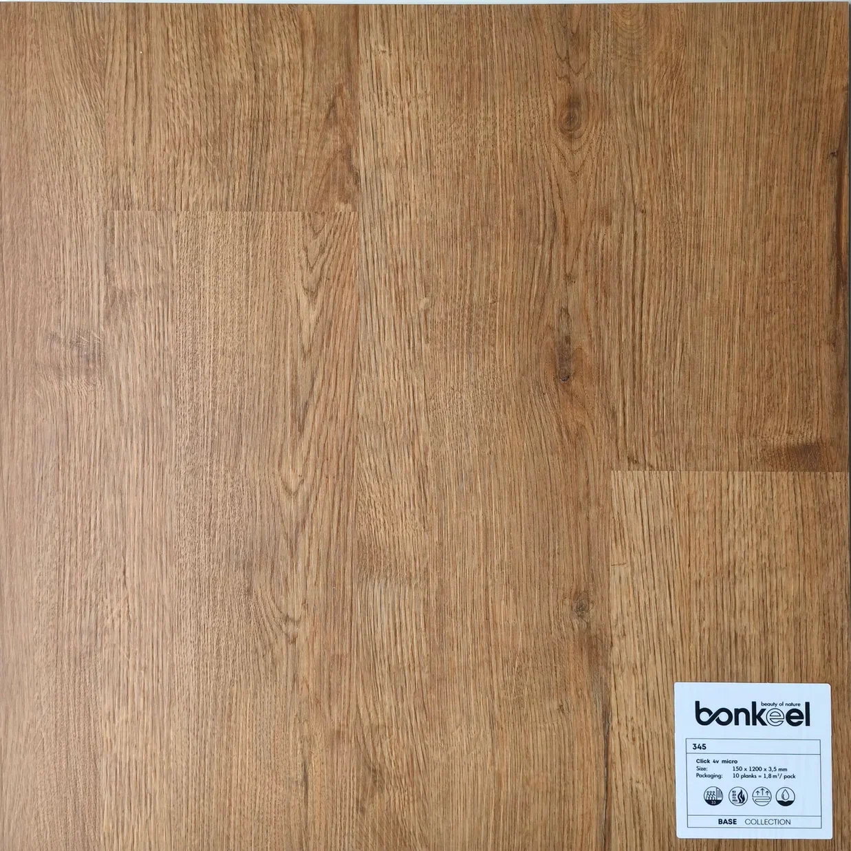 Плитка ПВХ "Bonkeel" Base New 345 (1220*150*3,5 мм) — купить в Ростове-на-Дону