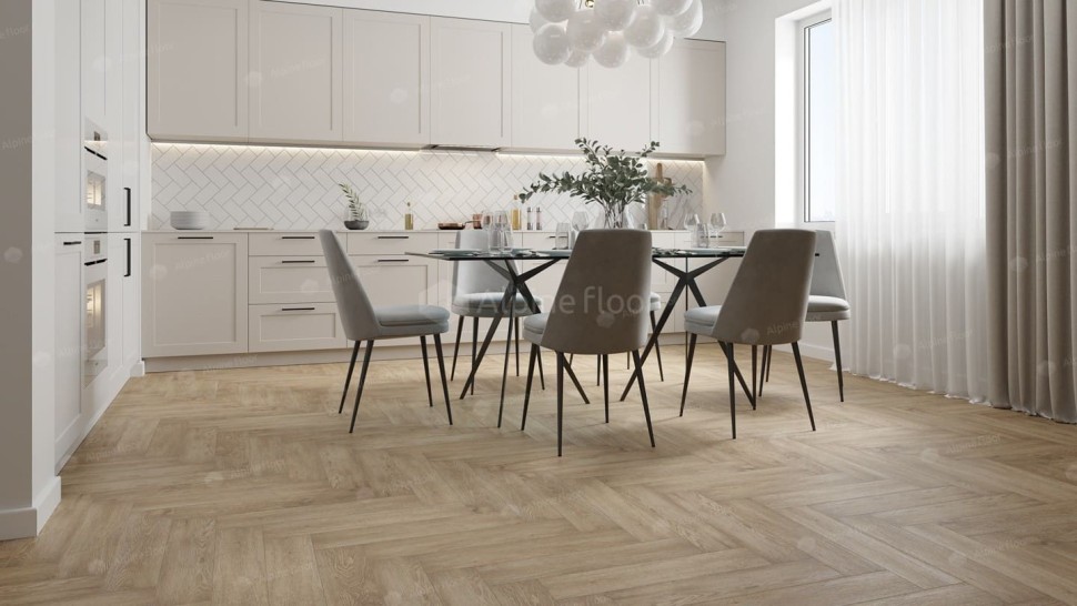 Виниловая плитка "Alpine Floor" Parquet LVT Дуб Ваниль Селект (590*118*2,5 мм) — купить в Ростове-на-Дону