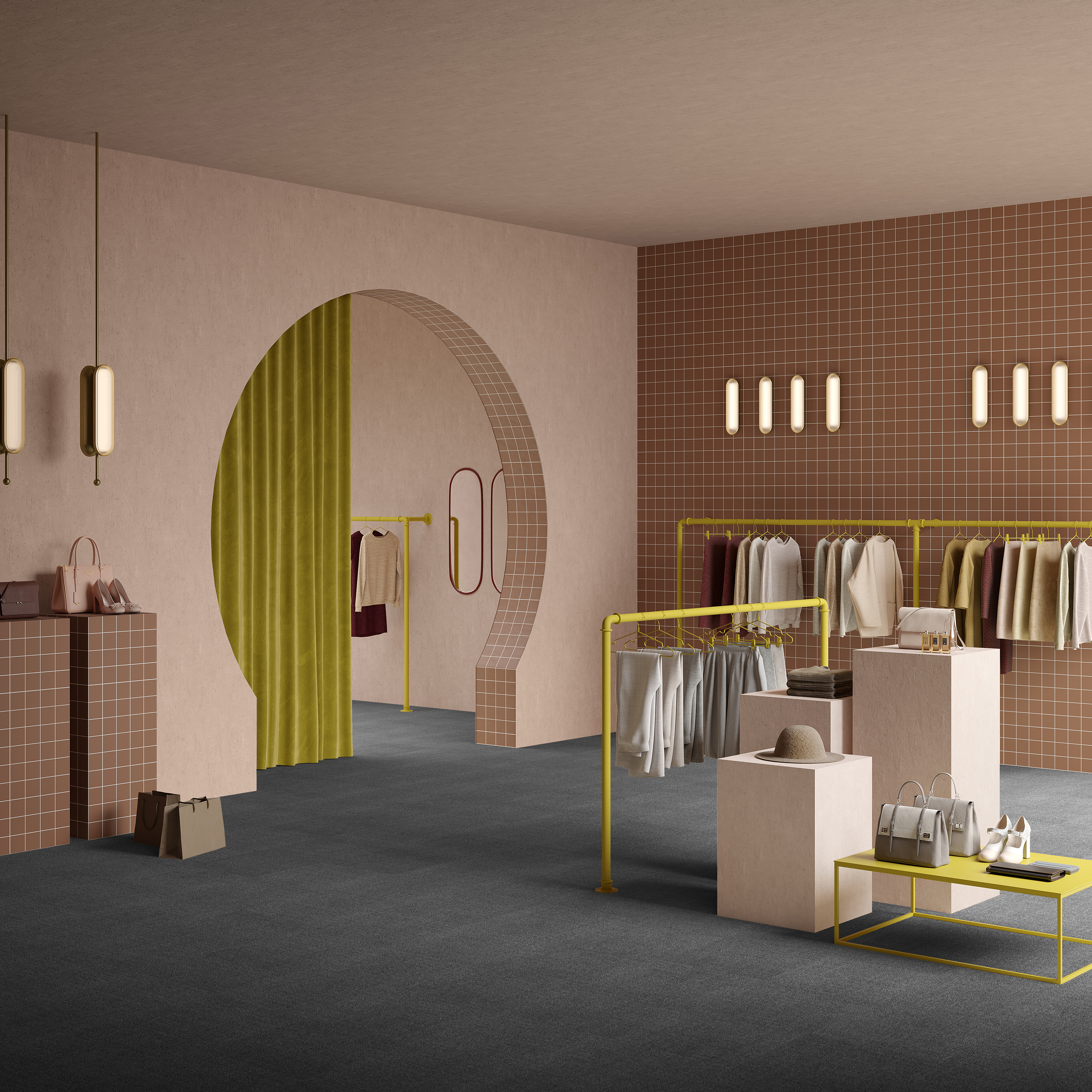 Ковровая плитка Mantra Tile 98 (500*500*6 мм) — купить в Ростове-на-Дону