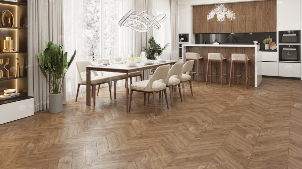 LVT плитка "Alpine Floor" Гевуина (555*127*2,5 мм) — купить в Ростове-на-Дону