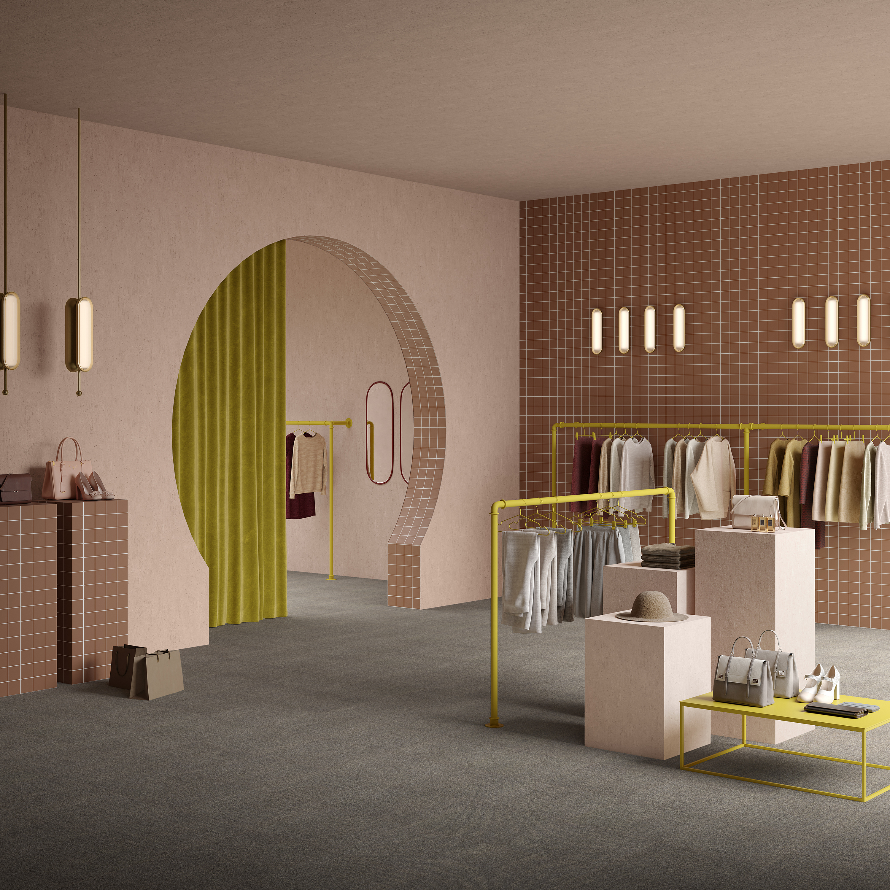 Ковровая плитка Mantra Tile 94 (500*500*6 мм) — купить в Ростове-на-Дону