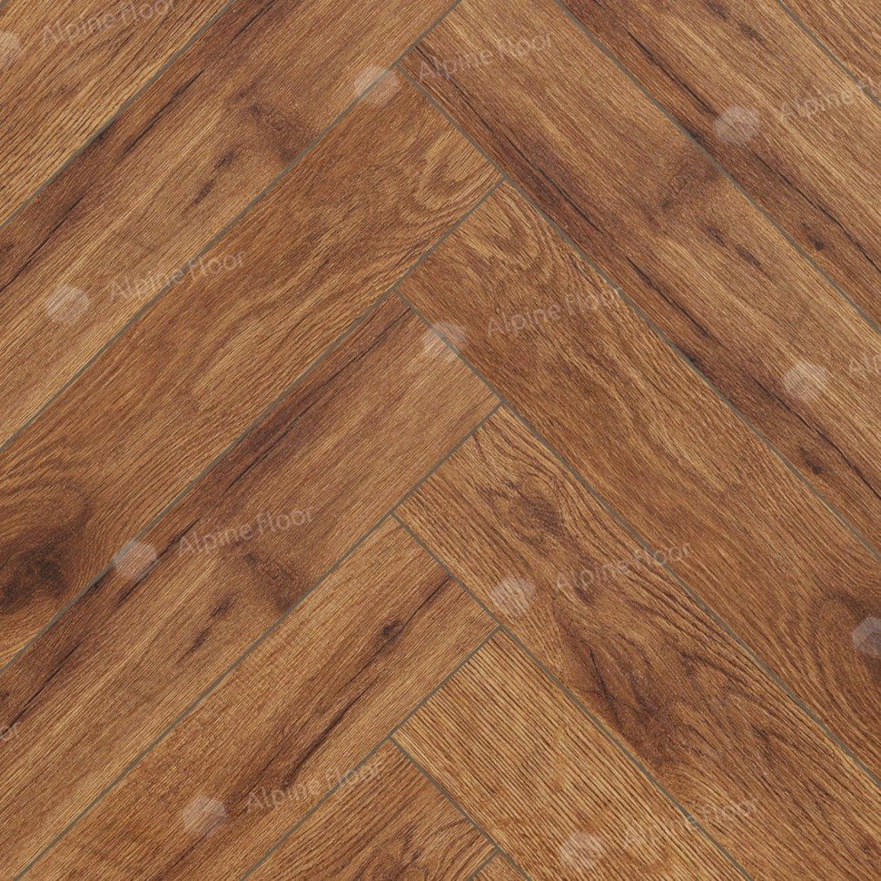 Ламинат "Alpine Floor" Herringbone 12 Дуб Умбрия (600*100*12 мм) — купить в Ростове-на-Дону