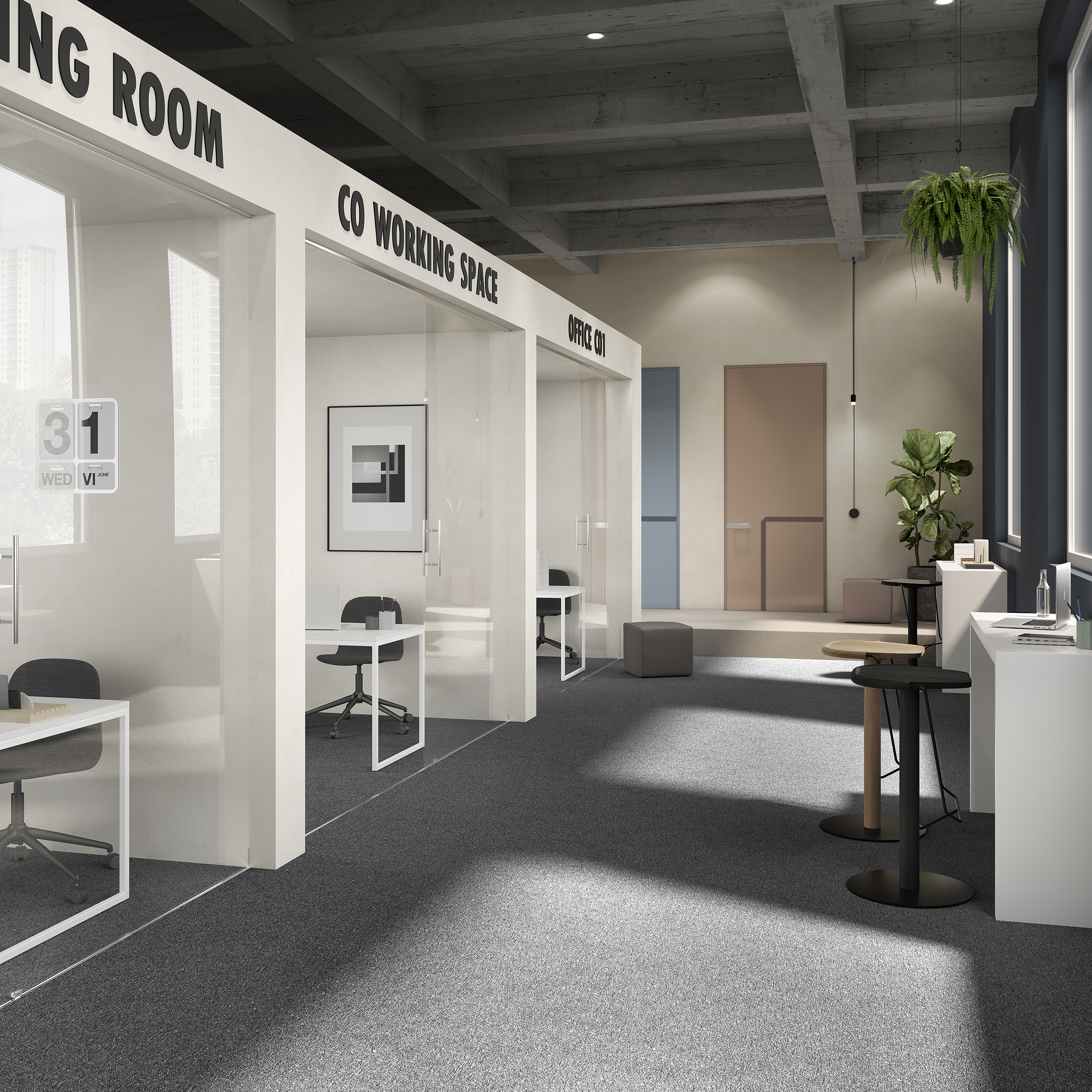 Ковровая плитка Medusa Tile 98 (500*500*5 мм) — купить в Ростове-на-Дону