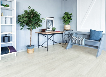 Кварцвиниловая плитка "Alpine Floor" Дуб Светлый (1219*184*3мм) — фото и характеристики